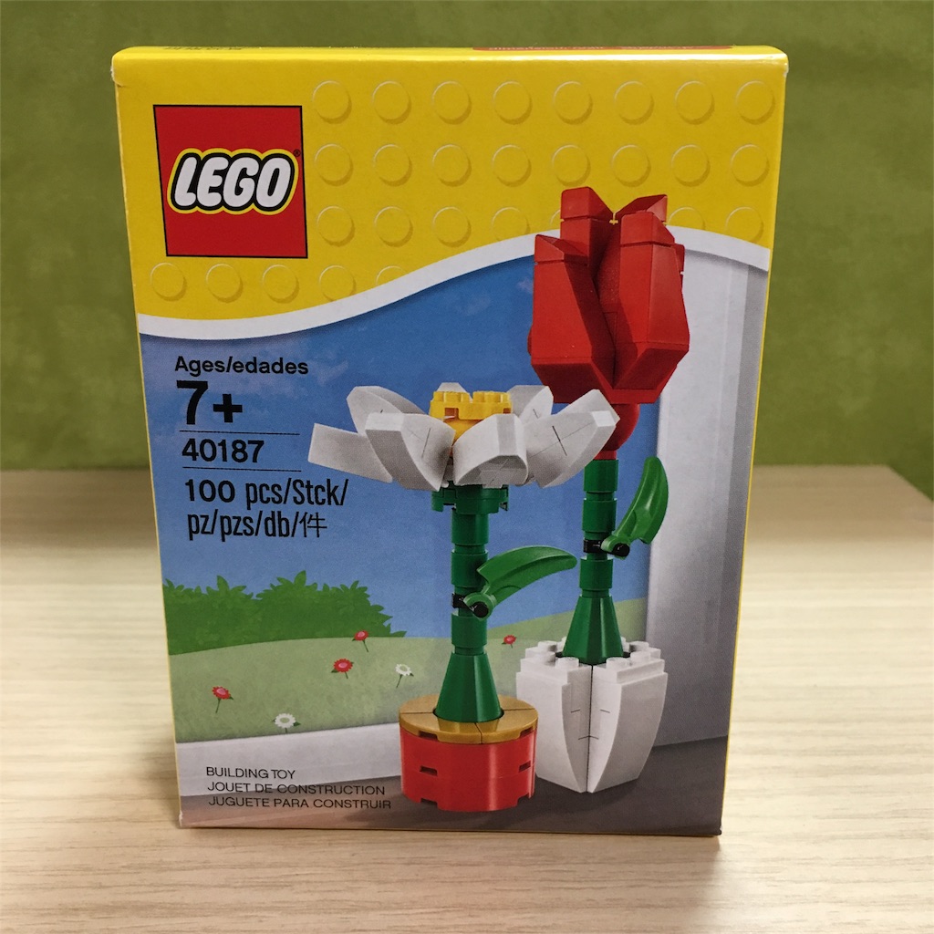 LEGO 40187 Flower Display レビュー レゴ遊び