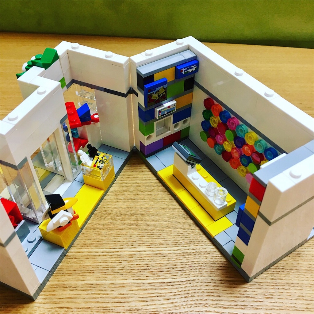 LEGO STORE 40145 を自分で作ってみた！ - レゴ遊び