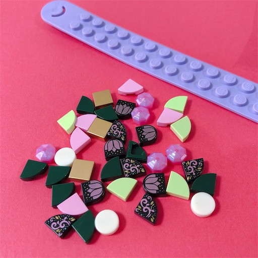 レゴ Lego ドッツ マジックフォレストブレスレット でキュービーズアレンジ レゴ遊び