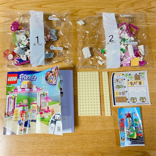 セットレビュー】レゴフレンズ ハートレイクシティのパークカフェ