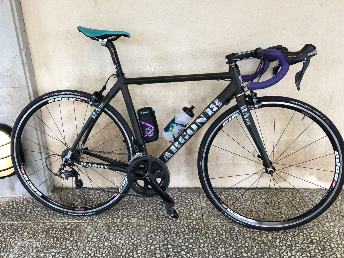 仕様機材Part1 ARGON18 RADON - 筋肉ブロガーのロードバイク