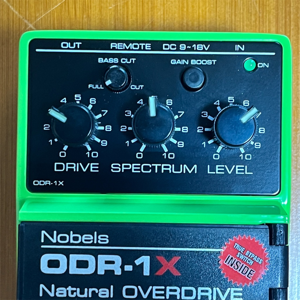 Nobels / ODR-1X Natural OVERDRIVE レビュー - △▽エフェクター