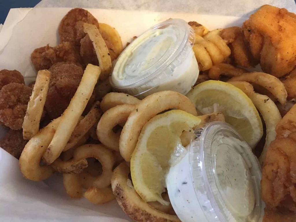 Sea Scallops & Chips