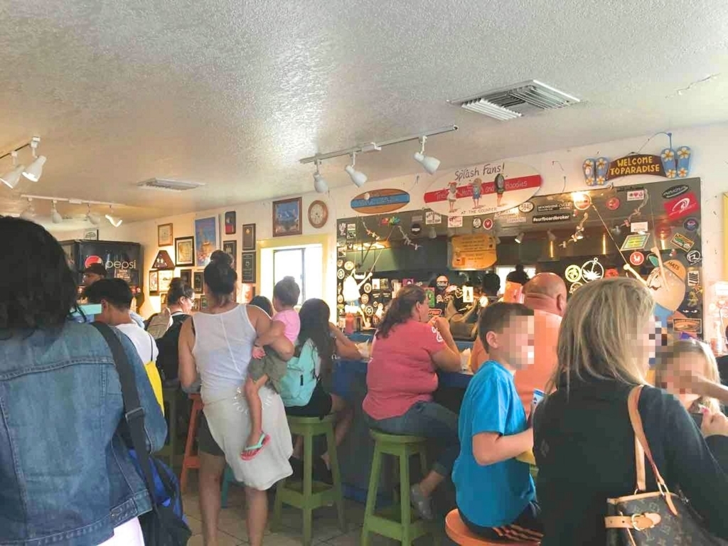 Splash Cafeの店内