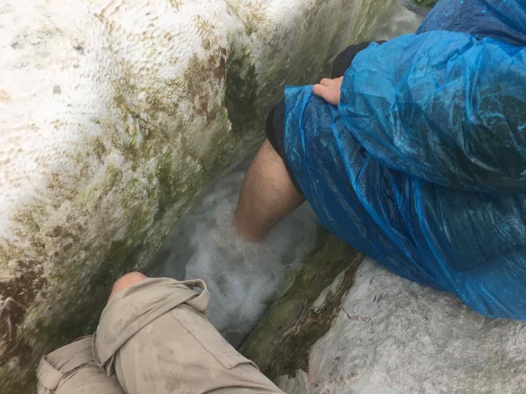 パムッカレの足湯