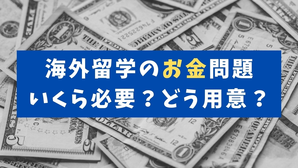 知っておかないと損 海外留学のお金問題 いくら必要 どうやって用意する みりんのシゴト