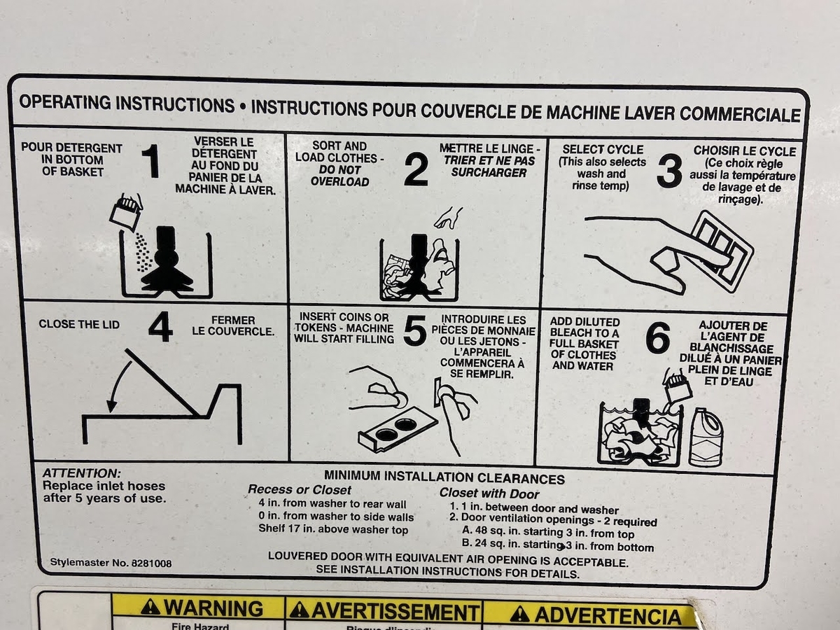 写真入解説】カナダのコインランドリーの利用方法と洗濯方法 - みりたび
