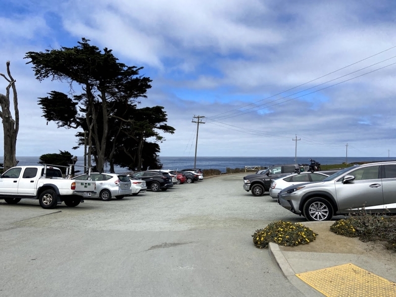 Pigeon Point Lighthouseの駐車場