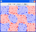 サポートベクターの様子 σ^2 = 1500