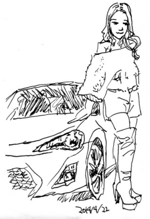 5分スケッチというのをやってみた きしだのhatena