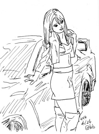 5分スケッチというのをやってみた きしだのhatena