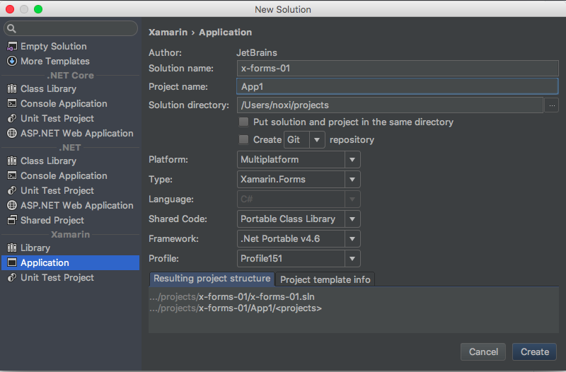Riderで始めるXamarin.Forms noxi雑記