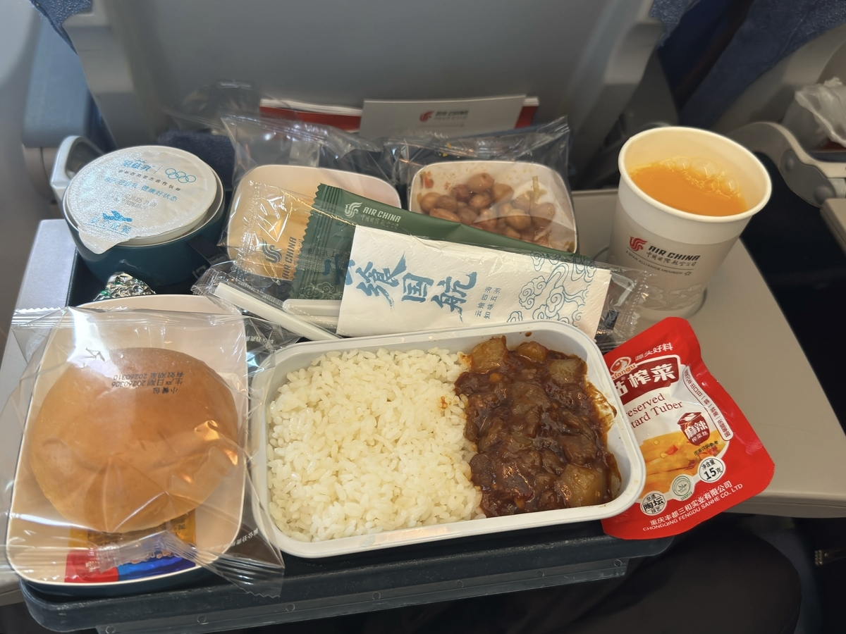 CA419機内食の写真