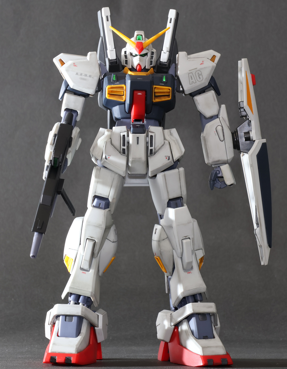 MGスーパーガンダムの中身だけ、とりあえずの完成 - あのころの僕は