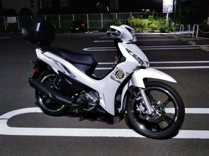 YAMAHA T115 通勤使用中