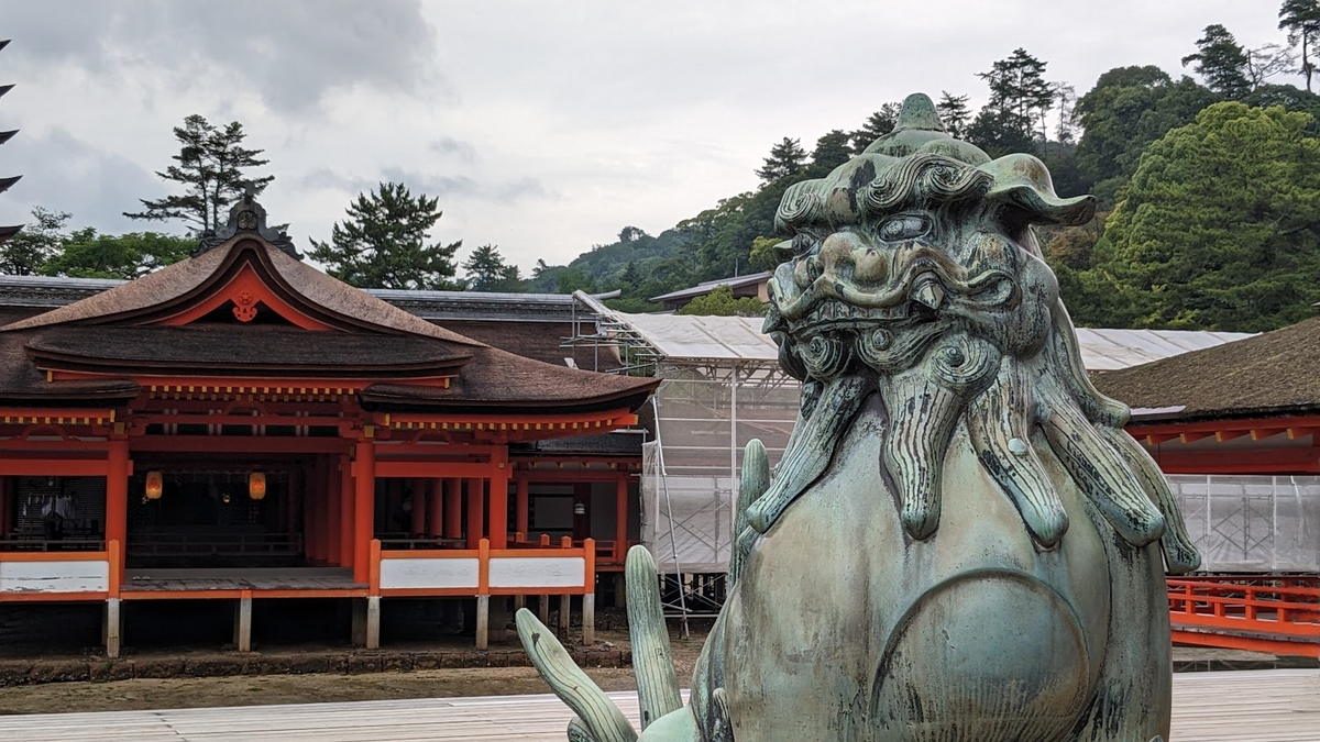 厳島神社の狛犬