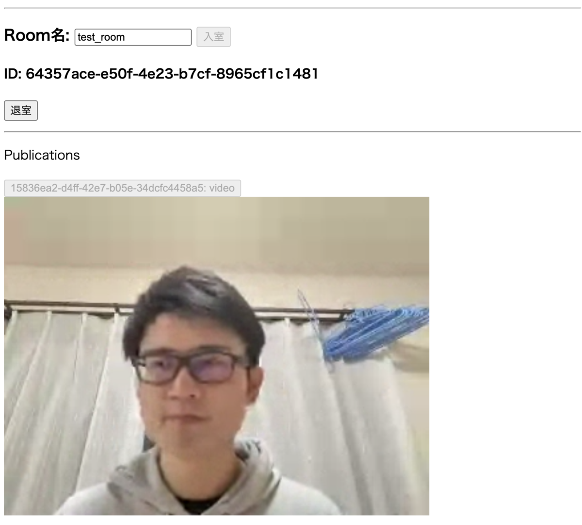 Raspberry Piからの監視カメラ映像を確認