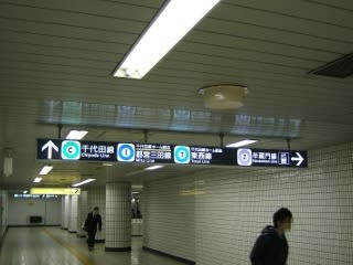 東京メトロ大手町駅の写真