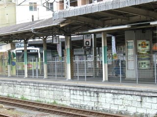 JR高崎駅の上信電鉄ホーム（0番線）の写真