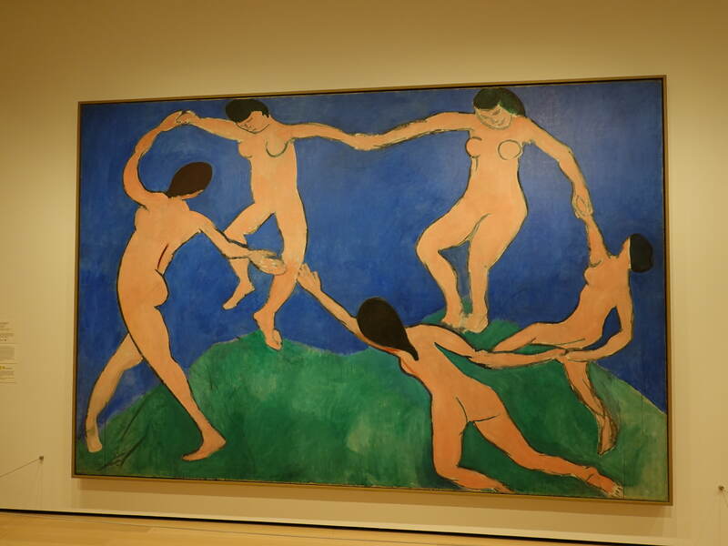 ニューヨーク近代美術館蔵 Henri Matisse『Dance (I)』の写真