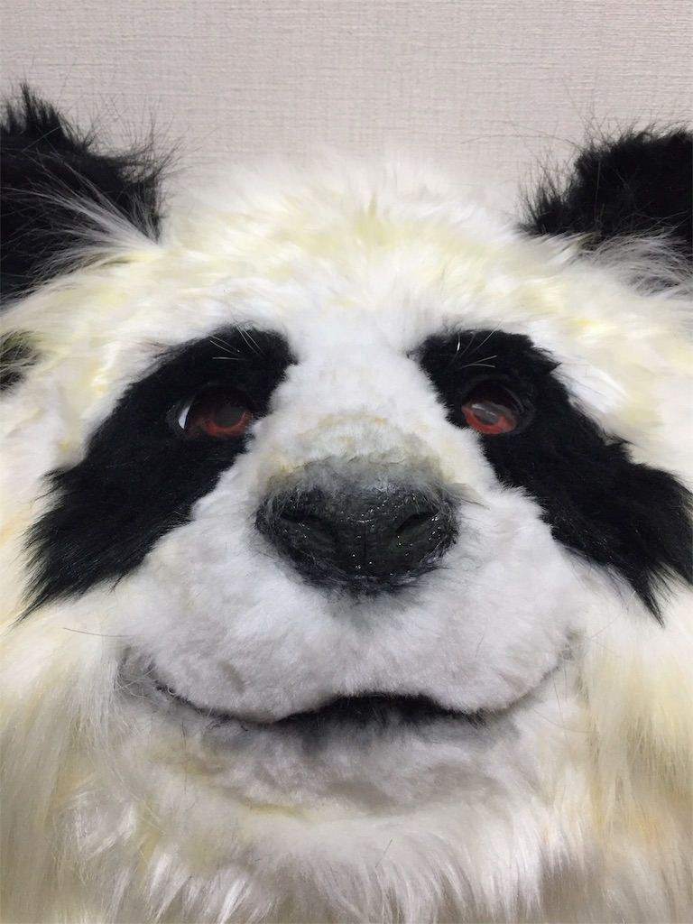 パンダのリアル着ぐるみ制作 小動物ケージ