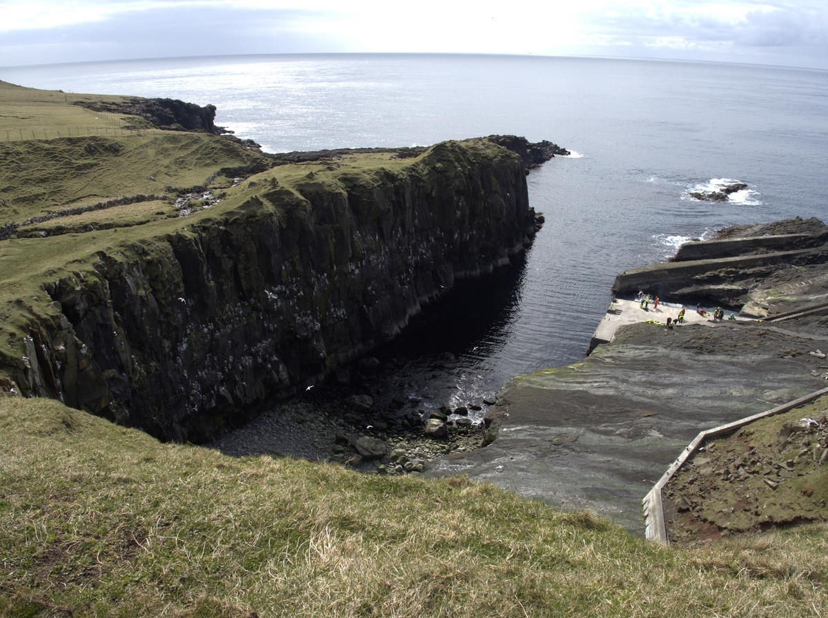 Ferry port of Mykines