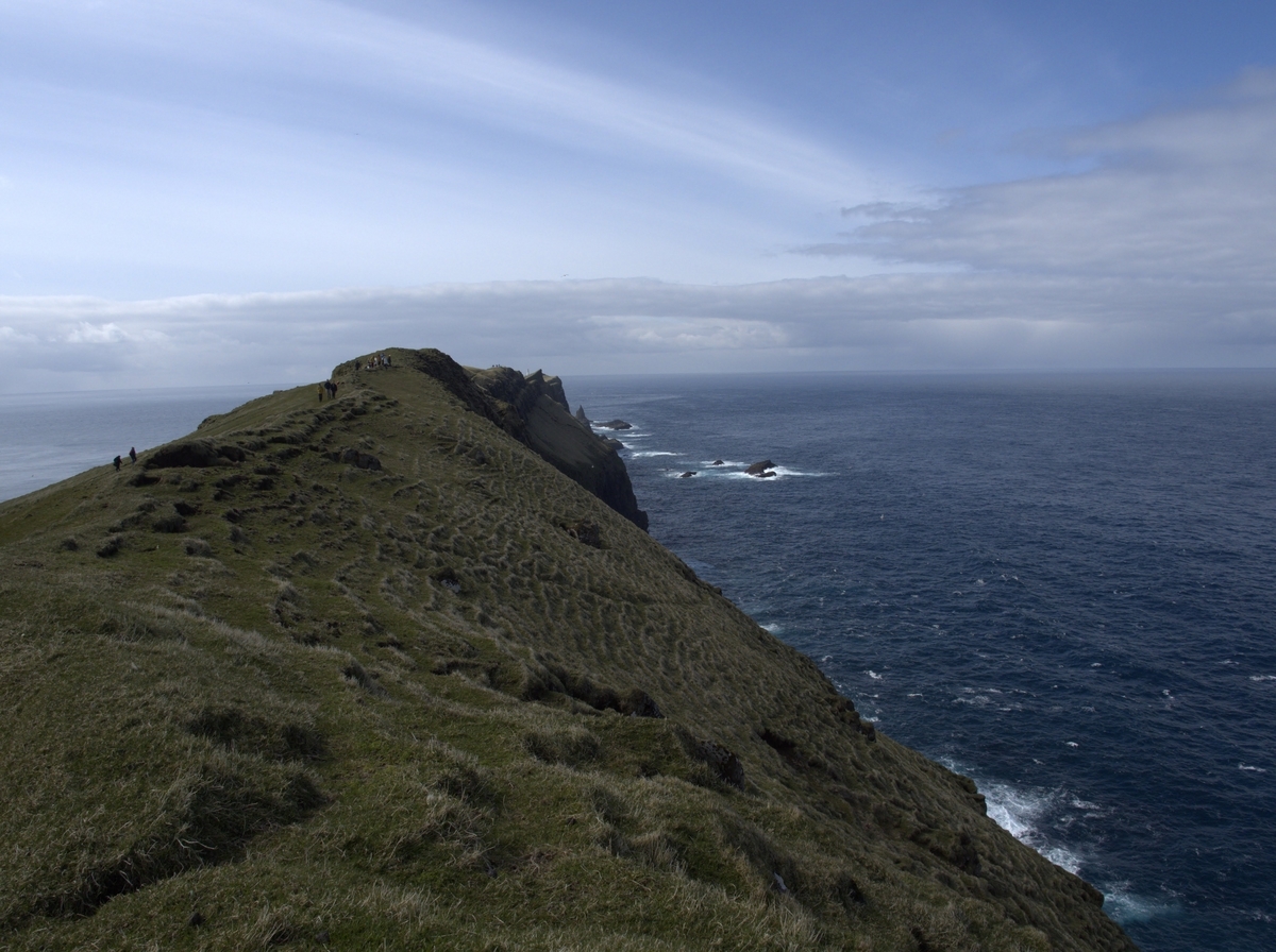Cliff in Mykines