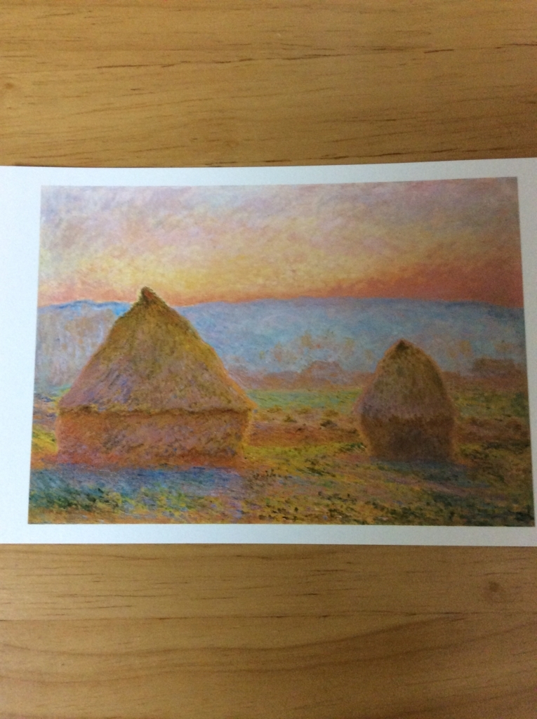 運命の名画 ジヴェルニーの積みわら 夕日 との出会いで人生観が変わった 想いをつなげる