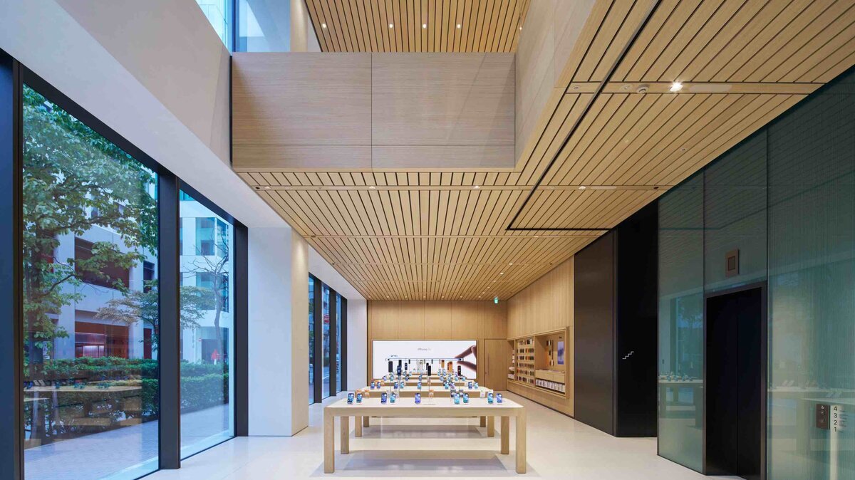 Apple 銀座専用の Apple Pickup エリア