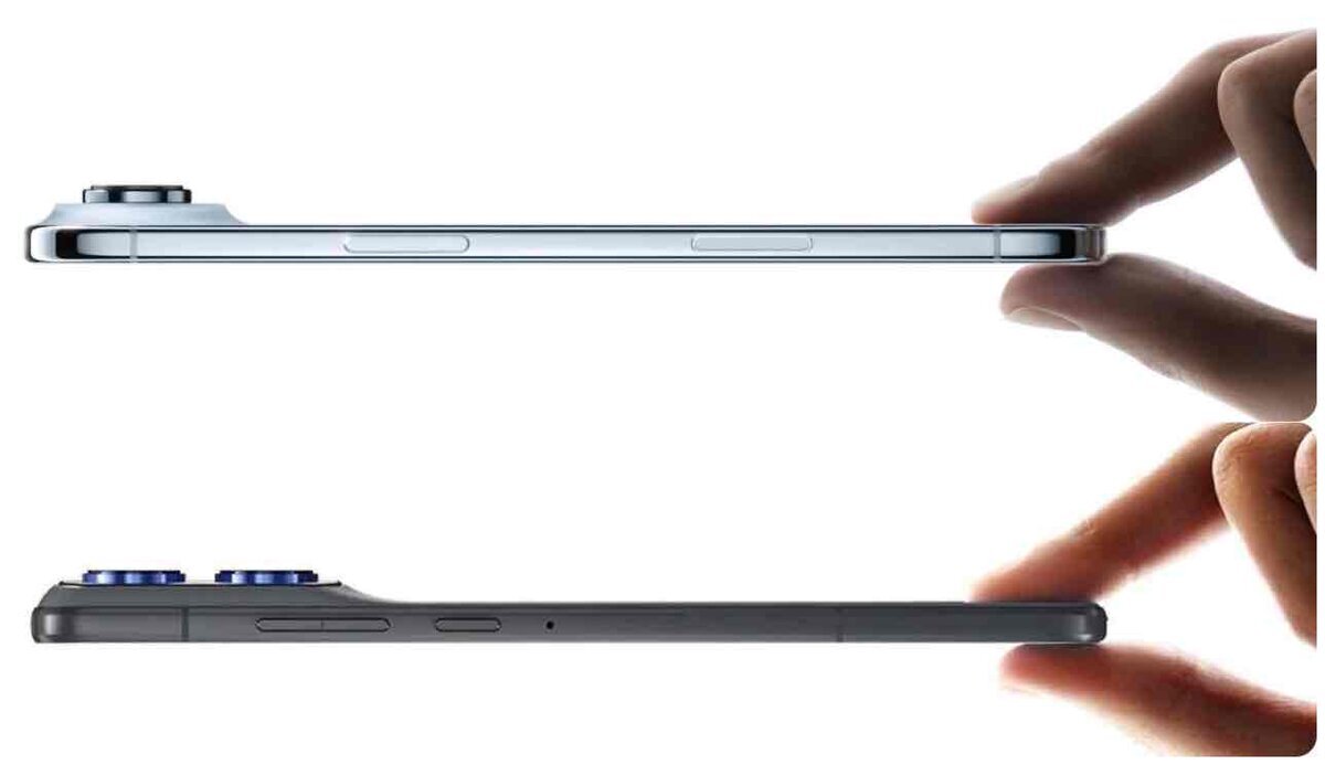 Moto X70 AirとiPhone Air