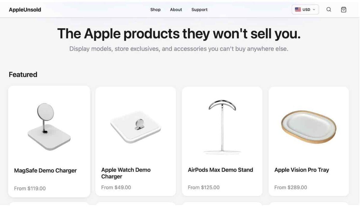 アップルストアの非売品が買える？謎のサイト「AppleUnsold」の衝撃 - t0nAr1sm
