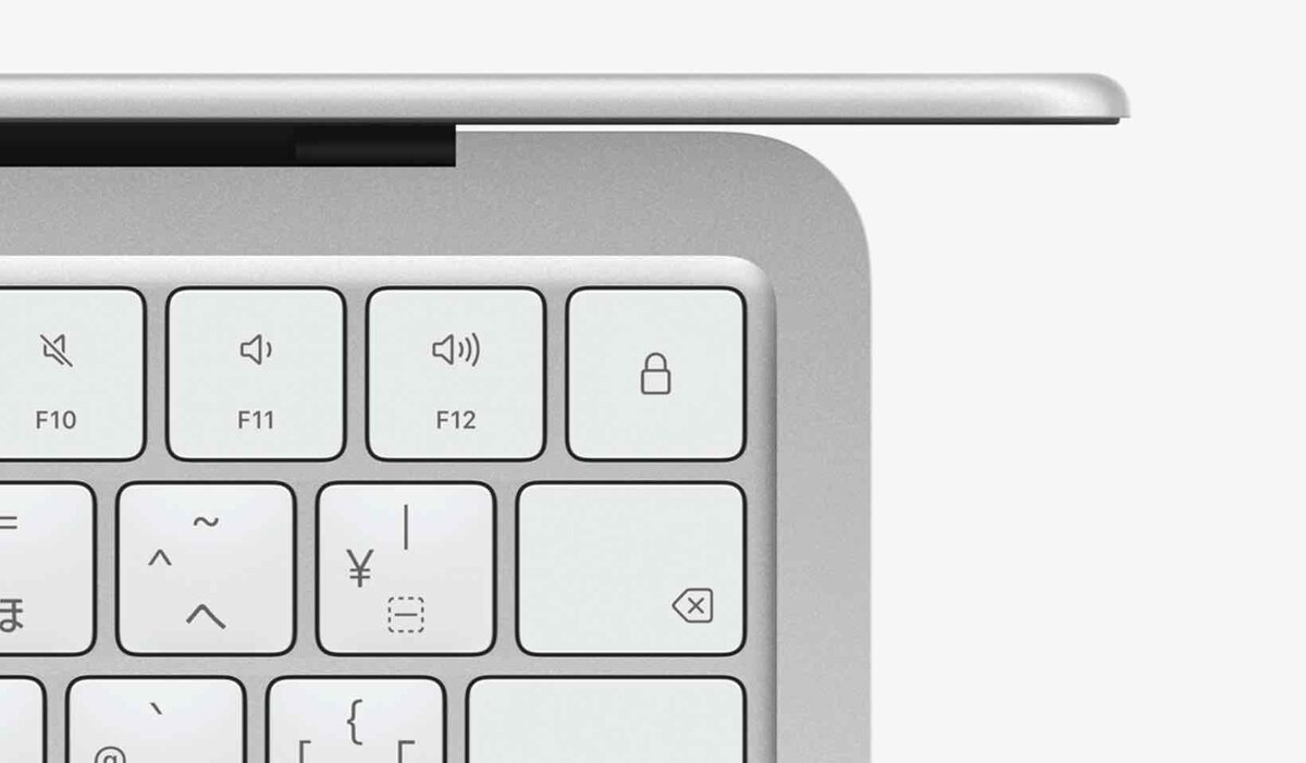 MacBook Neo 256GBモデルのロックキー（Touch ID非搭載）