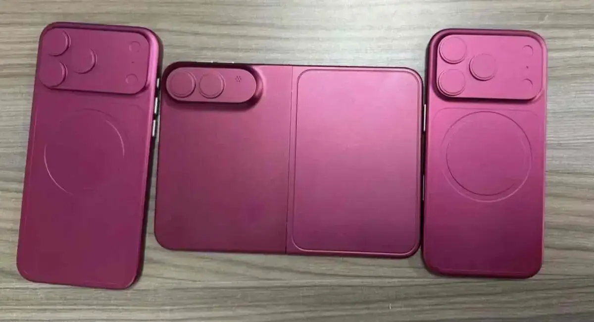 iPhone18 Pro/Pro MaxとFoldのモックアップが流出、MagSafe・LIDAR省略