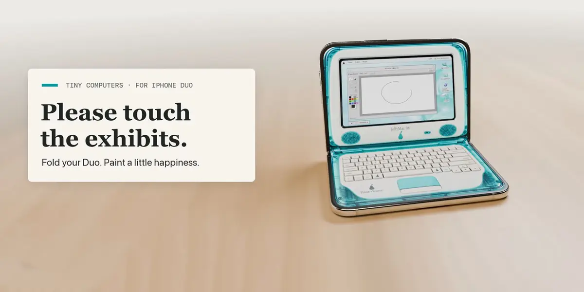 iPhone DuoがレトロMacに変身！Tiny Computersで何ができる？ - となりずむ
