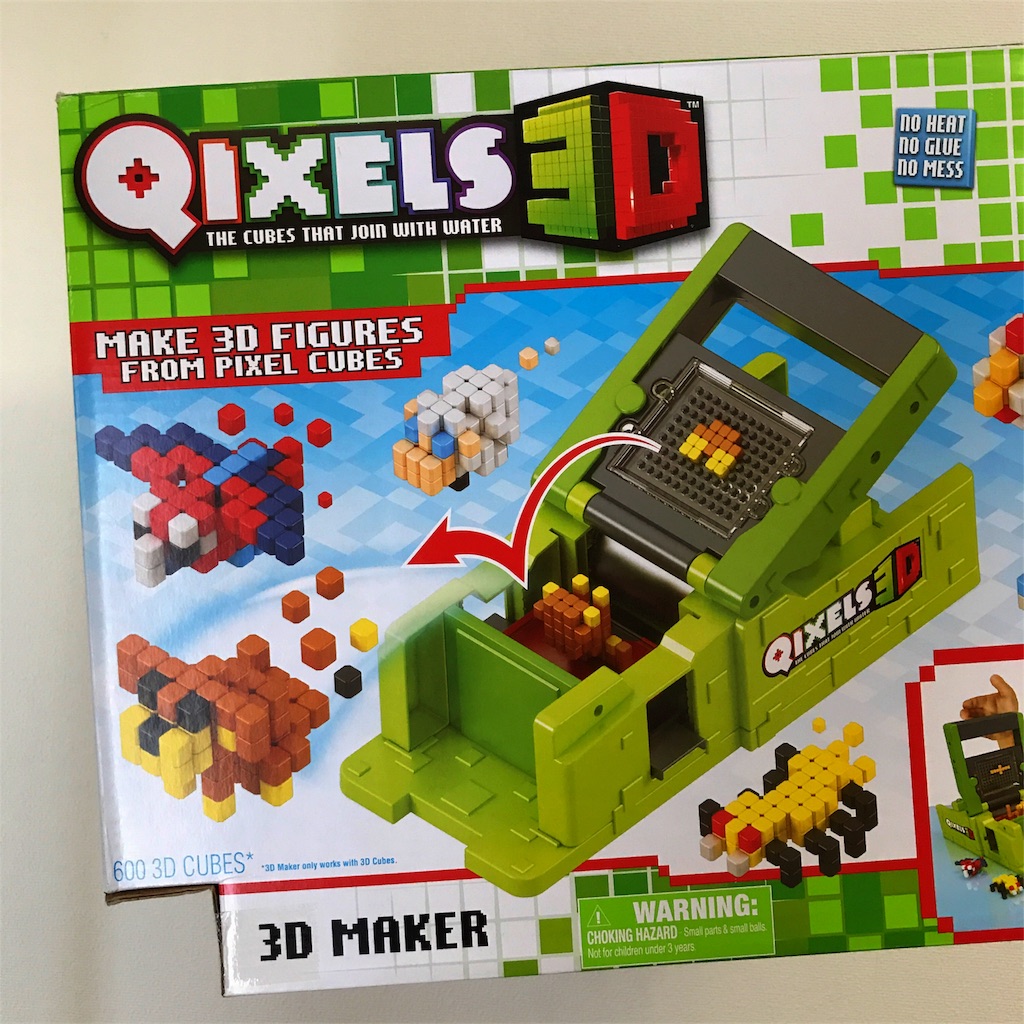 QIXELS3D ］立体ドット絵マシン「QIXELS 3D Maker」でトリさん