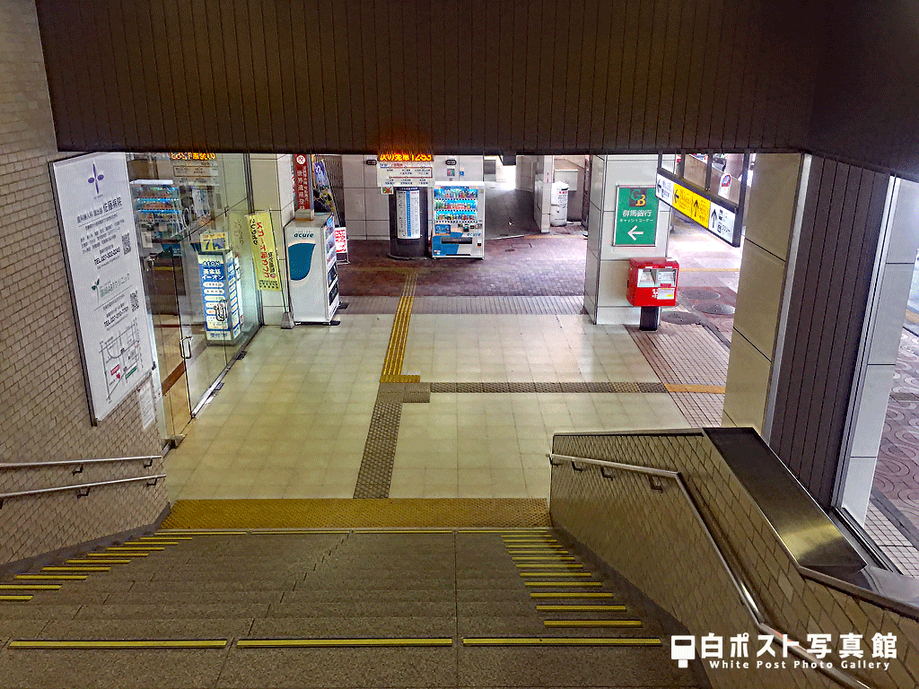 階段上から見た図