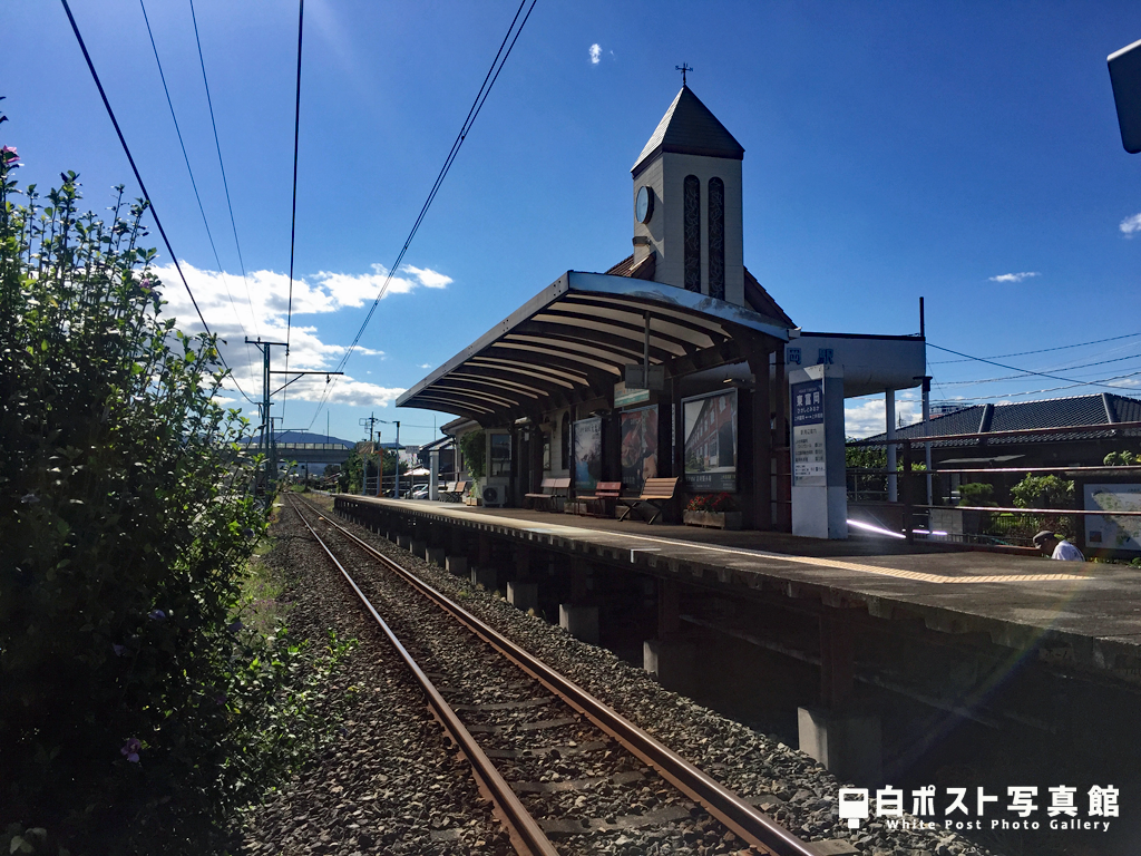 上信電鉄東富岡駅ホーム