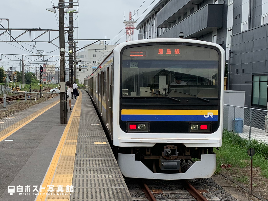 佐原駅にて鹿島線に乗り換え