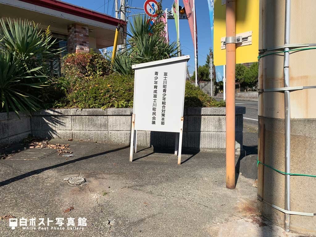 少し引いた位置から