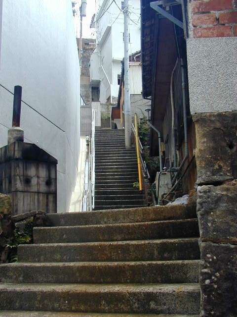 いい感じの階段も多い