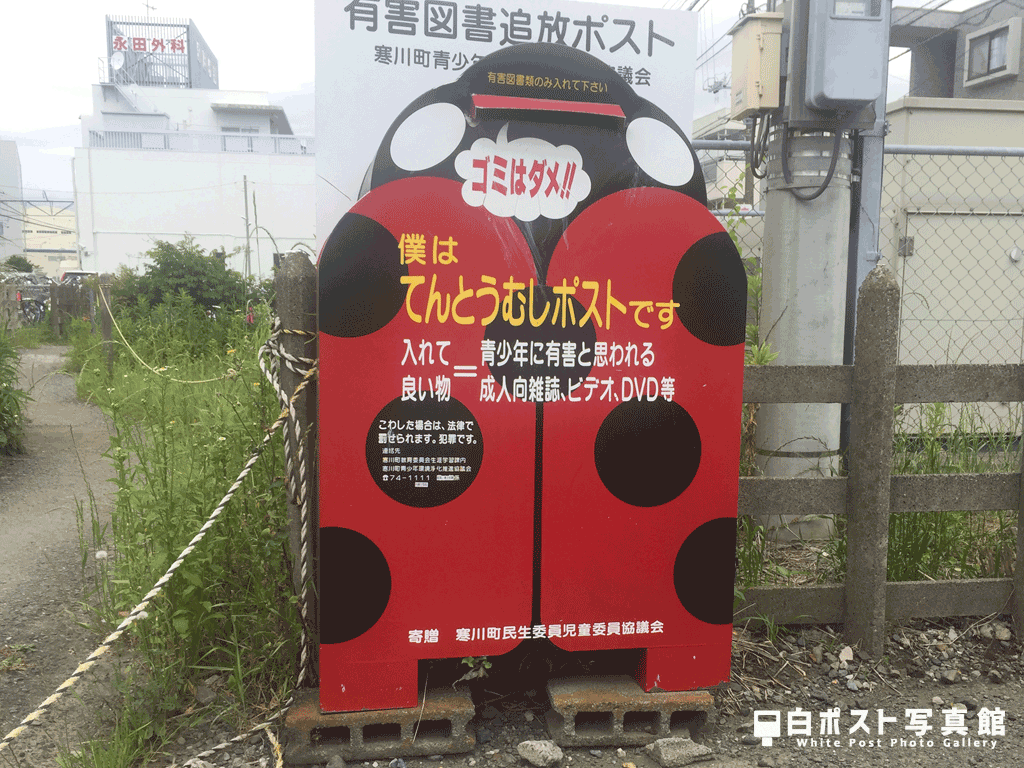 倉見駅のてんとう虫ポスト