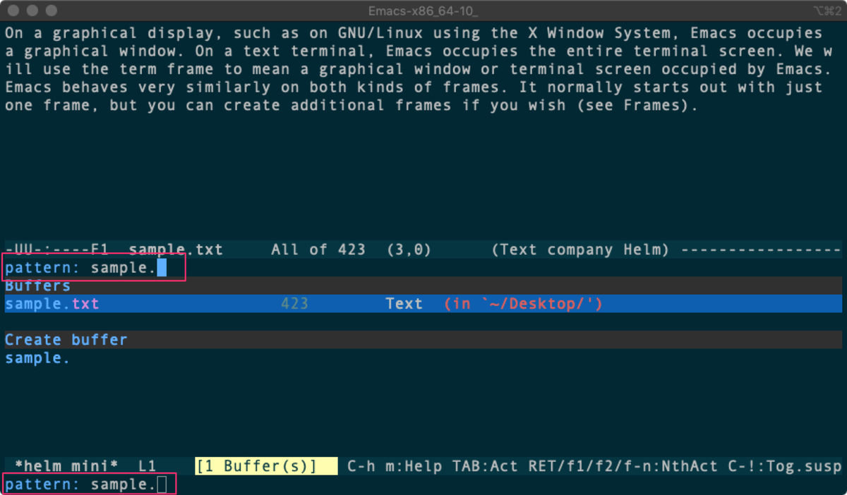 Emacsのhelmを使いこなしてみる 22世紀でもEmacs