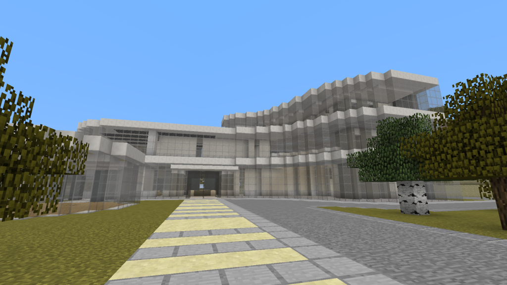 Minecraft オフィスその１ 外装編 工業団地をつくるよ2 Minecraft街発展にっき