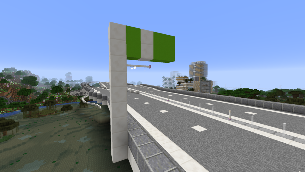 Minecraft インターチェンジを作る コンパクトな街を作るよ18 Minecraft街発展にっき