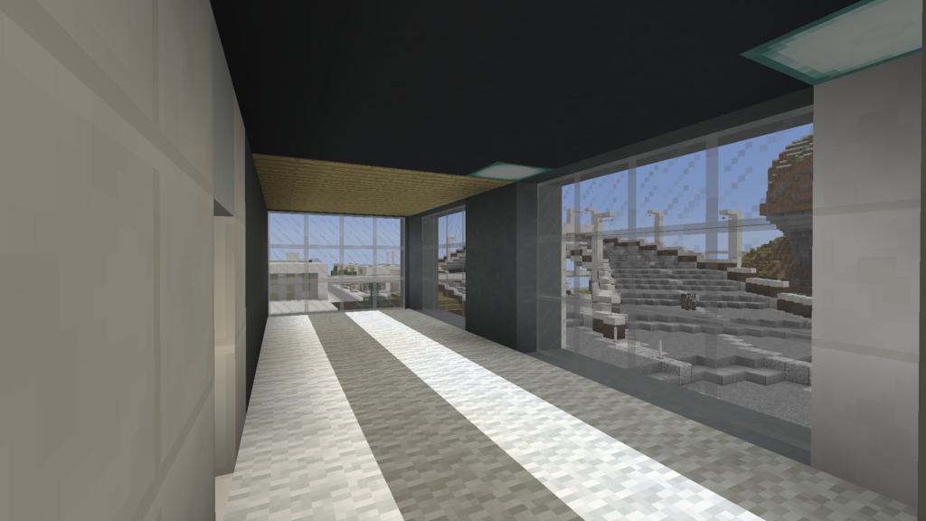 Minecraft 低層マンションをつくる 完成 内装外構編 Minecraft街発展にっき