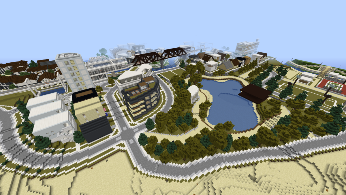マイクラ １つの都市ができるまでをまとめてみた Minecraft街発展にっき