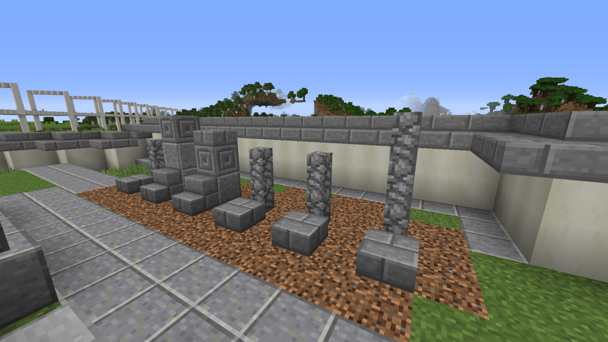 鐘楼と墓地と仏堂を作る マインクラフト Minecraft街発展にっき