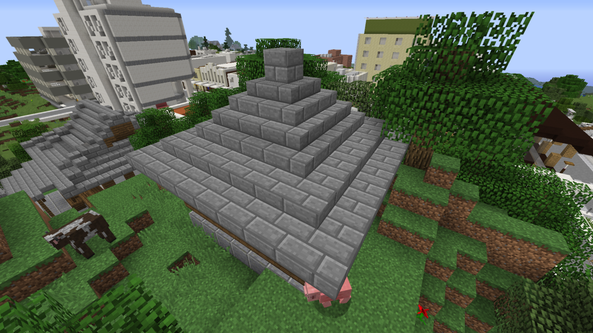 鐘楼と墓地と仏堂を作る マインクラフト Minecraft街発展にっき