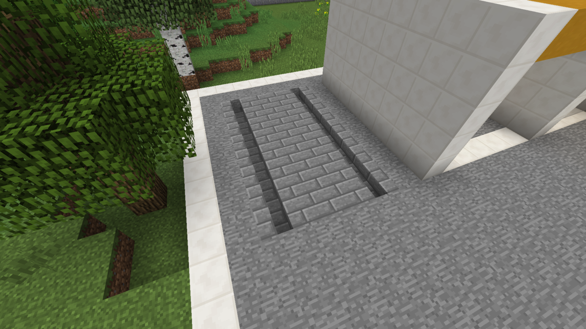 ガソリンスタンドを作る マインクラフト Minecraft街発展にっき