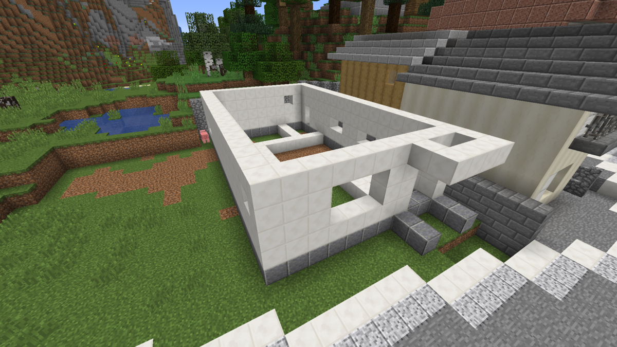 診療所を作る Minecraft街発展にっき